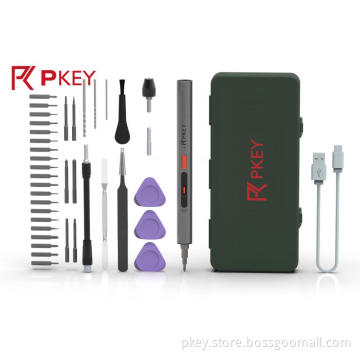 PKEY Built-in Battery electric screwdriver with 3xLED light